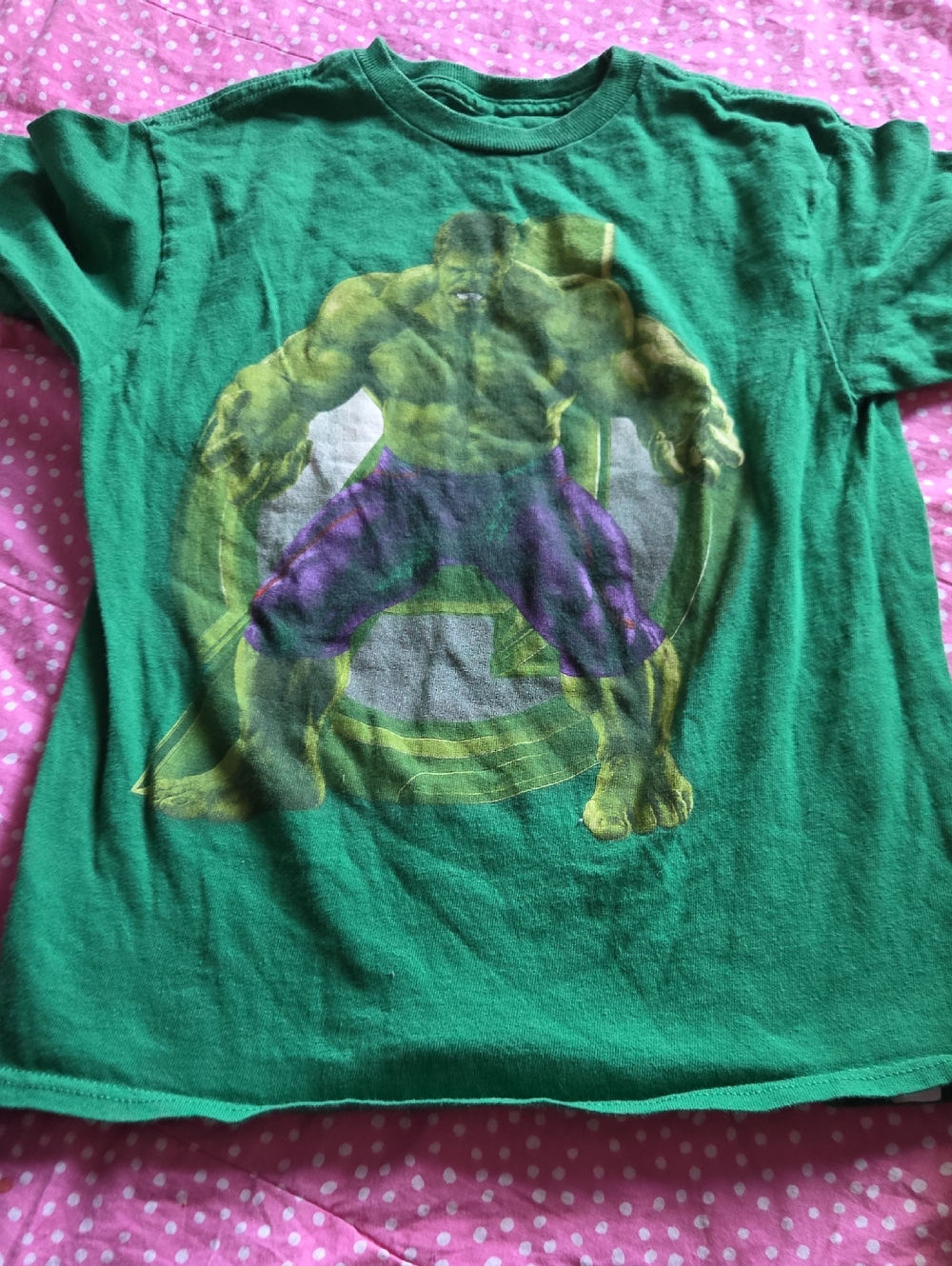 🩵2 For $15🩵Green Kids Hulk Graphic T-Shirt Boys 6-7